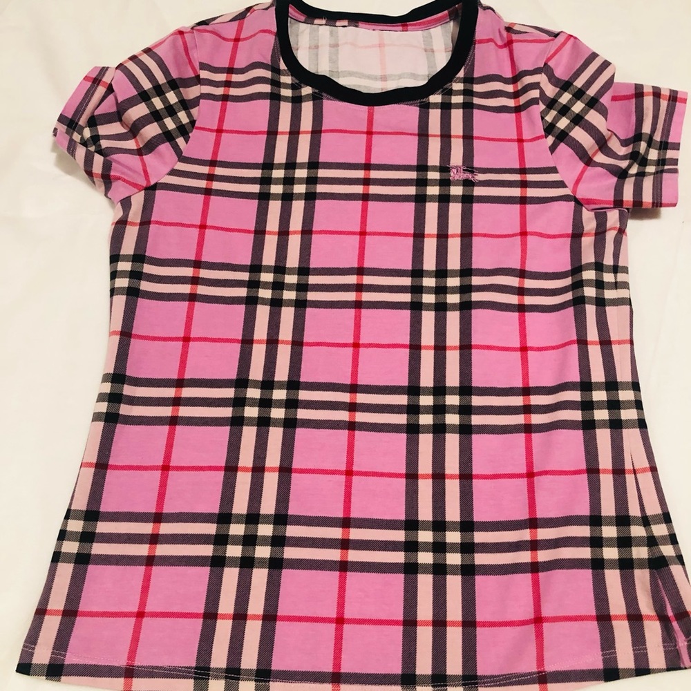 Pink Burberry top